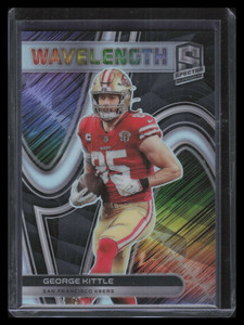 2022 Panini Spectra Wavelength 18 George Kittle 34/99