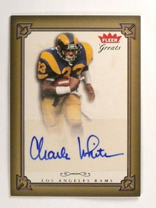 2004 Fleer Greats Of The Game Charles White autograph auto #GBA-CW