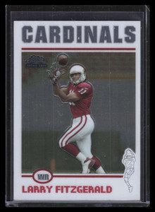 2004 Topps Chrome 215 Larry Fitzgerald Rookie