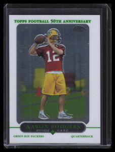 2005 Topps Chrome 190 Aaron Rodgers Rookie ID: 128612