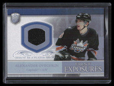 2006-07 Be A Player Portraits First Exposures FEAO Alexander Ovechkin Jersey