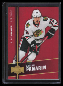 2015-16 Fleer Showcase Precious Metal Gems Red mu9 Artemi Panarin Rookie 106/150