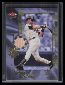 2002 Ultra Hitting Machines Game Bat 11 Derek Jeter Bat