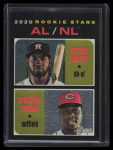 2020 Topps Heritage Chrome thc54 Aristides Aquino Yordan Alvarez Rookie 918/999