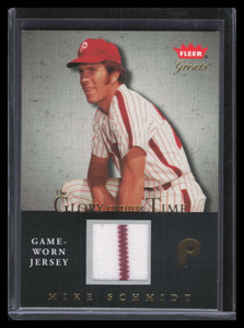 2004 Studio Heritage Material Jersey 4 Mike Schmidt Jersey 13/200 -  Sportsnut Cards