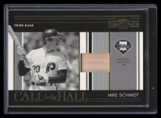 2004 Donruss Timelines Call to the Hall Material 15 Mike Schmidt Bat