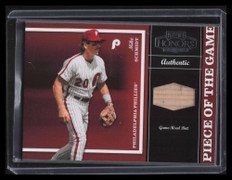 2004 Playoff Honors Piece of the Game Bat 20 Mike Schmidt Bat 194/250
