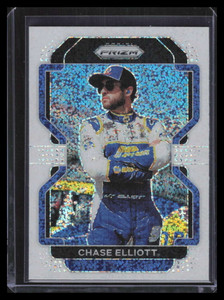 2022 Panini Prizm Prizms White Sparkle Refractor 59 Chase Elliott