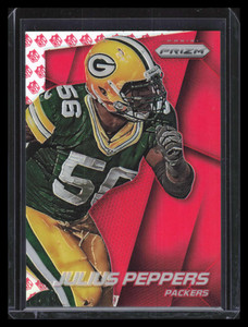 2014 Panini Prizm Prizms NFL Shield Refractor 92 Julius Peppers 26/75