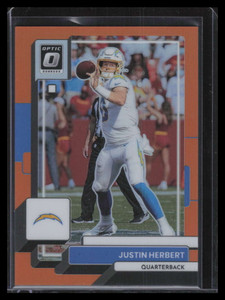 2022 Donruss Optic Orange Refractor 108 Justin Herbert 187/199