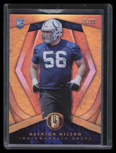 2018 Panini Gold Standard 142 Quenton Nelson Rookie 35/99