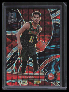 2021-22 Panini Spectra Interstellar 169 Trae Young SD 35/49 Spectracular Debut