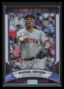 2022 Topps Tribute Purple 14 Rafael Devers 44/50