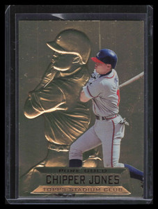 1997 Stadium Club Pure Gold pg7 Chipper Jones