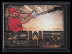 2017 Stadium Club Power Zone Black PZAP Albert Pujols 7/99