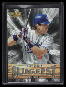 1996 Pinnacle Slugfest 7 Mike Piazza