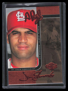 2006 Topps Co-Signers Changing Faces Gold 1b Jim Edmonds Albert Pujols 12/115