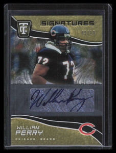 2021 Panini Chronicles Totally Certified Signatures Gold William Perry Auto 9/10