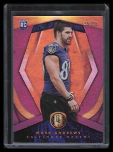 2018 Panini Gold Standard Rose Gold 173 Mark Andrews Rookie 25/25