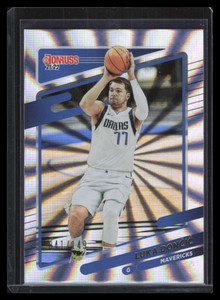 2021-22 Donruss Holo Laser 77 Luka Doncic 41/149