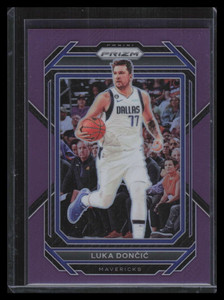 2022-23 Panini Prizm Prizms Purple Refractor 196 Luka Doncic 78/99