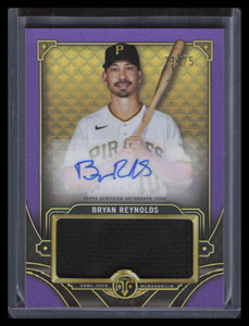 2022 Topps Triple Threads Jumbo Autographs Bryan Reynolds Jersey Auto 71/75