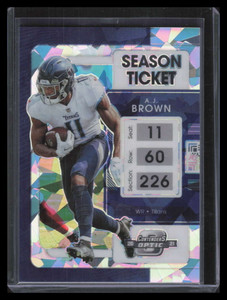 2021 Panini Contenders Optic Cracked Ice 23 A. J. Brown 19/22