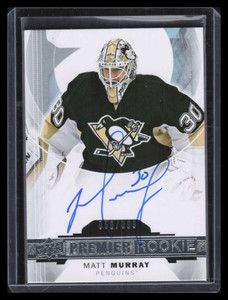 2015-16 Upper Deck Premier 59 Matt Murray Rookie Auto 50/399