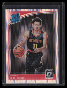 2018-19 Donruss Optic Shock Refractor 198 Trae Young RR Rated Rookie