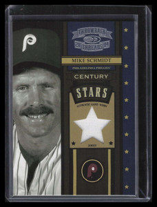 2004 Throwback Threads Century Stars Material 35 Mike Schmidt Jersey 9/50