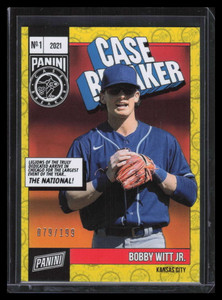 2021 Panini National Convention Case Breakers BW Bobby Witt Jr. Rookie 79/199