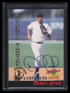 1994 Signature Rookies Signatures 35 Derek Jeter Auto 6239/8650