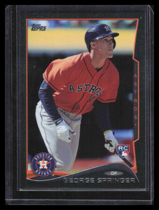 2014 Topps Update Black us10 George Springer Rookie 20/63