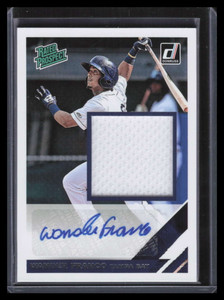 2019 Donruss Rated Prospect Material Signatures Wander Franco Rookie Jersey Auto