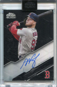 2020 Topps Chrome Black Autographs CBAAV Alex Verdugo Auto