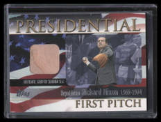 2004 Topps Presidential First Pitch Relics Richard Nixon Griffith Stadium Seat