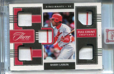 2022 Panini Three and Two Full Count Swatches 29 Barry Larkin Five Jersey 95/99