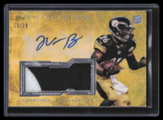 2013 Topps Inception Jumbo Autograph Yellow Le'Veon Bell Rookie Patch Auto 13/25