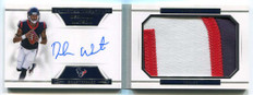 2017 National Treasures Booklet Deshaun Watson Rookie Jumbo Patch Auto 13/99