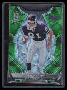 2017 Panini Spectra Neon Green Die Cut 81b Ed McCaffrey 17/20