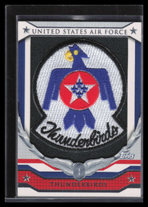 2008 Topps Honor Roll Relic Patches TB Thunderbirds Patch Air Force