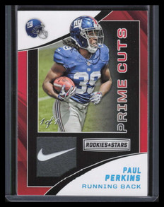 2016 Rookies Stars Prime Cuts Premium 37 Paul Perkins Rookie Nike Logo Patch 1/1