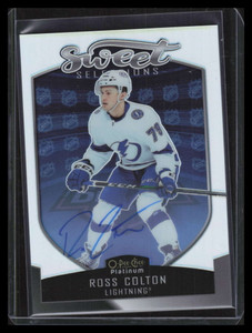 2021-22 O-Pee-Chee Platinum Sweet Selections Rainbow Autographs Ross Colton Auto