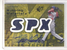 2007 SPX Winning Materials Torii Hunter auto autograph jersey #D17/35