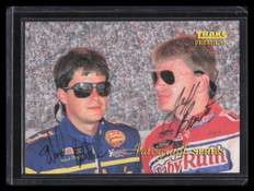 1994 Traks Autographs a2 Jeff Burton Ward Burton Dual Auto /3500