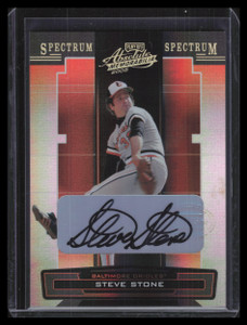 2005 Absolute Memorabilia Autograph Spectrum Gold 193 Steve Stone Auto 12/50