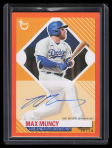2021 Topps Brooklyn Collection Autographs Orange BKAMM Max Muncy Auto 10/20