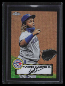 2021 Topps '52 Redux Chrome Black Refractor tc5246 Vladimir Guerrero Jr. 4/25