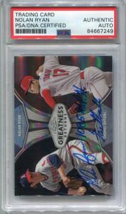 2019 Topps Chrome Greatness Ohtani Nolan Ryan PSA/DNA Certified Authentic Auto