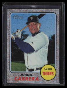 2017 Topps Heritage Chrome Refractor thc418 Miguel Cabrera 499/568